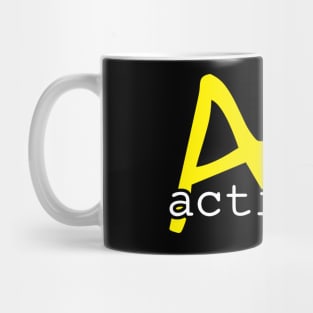 A Is For Activist | Youth Activism Design | Young Activist Gift Mug